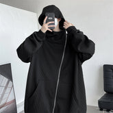 Threebooy Oversize Sweatshirts Man Original Brands Hoodie Embossing Sweatshirts for Men Zip Up Hoodies Men's Spring Clothes Clothing